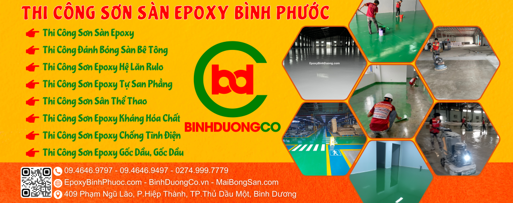 Thi công sơn epoxy Bình Phước